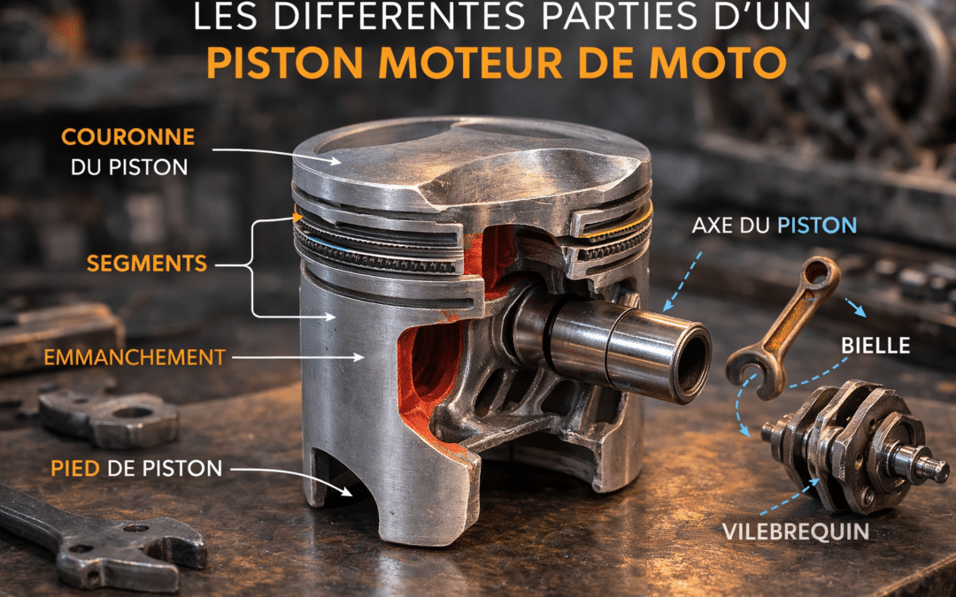 Comment fonctionne un piston moteur pour moto ?